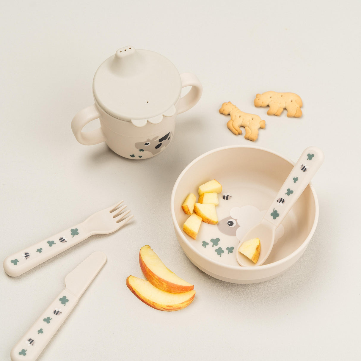 Deer Tool Set Foodie Happy dots Green