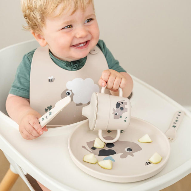 Izgatavoja Deer neslīdoša plāksne Foodie Happy clouds Pulveris