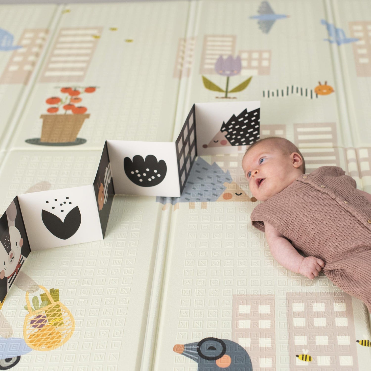 Taf Toys abpusēja mīksta grāmata mazuļiem "Pasaka"
