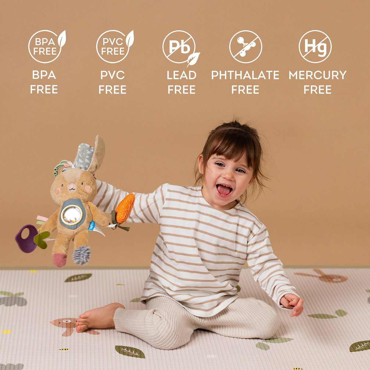 Taf Toys abpusēja mīksta grāmata mazuļiem "Pasaka"