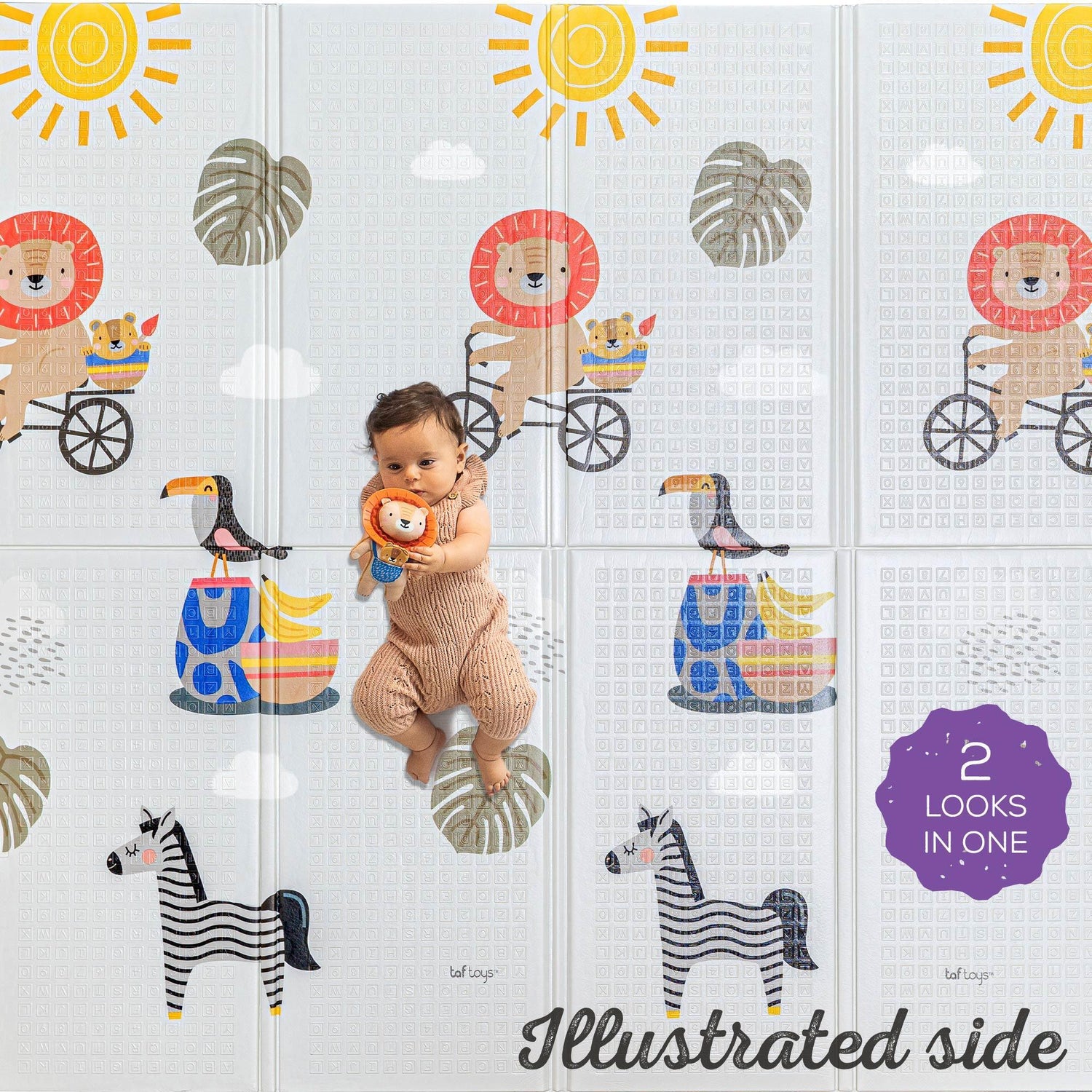 Taf Toys abpusēja mīksta grāmata mazuļiem "Pasaka"