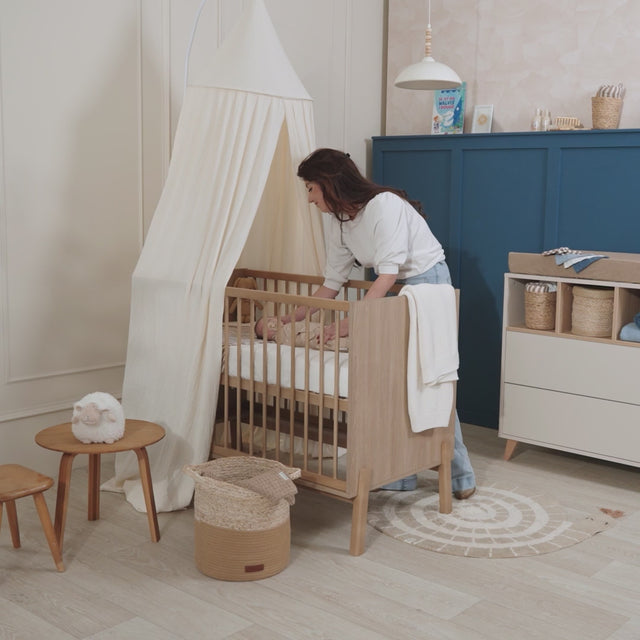 Meyco Baby kūdikio vystymo miegmaišis 0–3 mėn., Sweet Heart Sand/Soft – TOG 1.0
