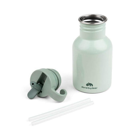 Izgatavojis Deer nerūsējošā tērauda dzērājs ar salmiem Elphee Blue 