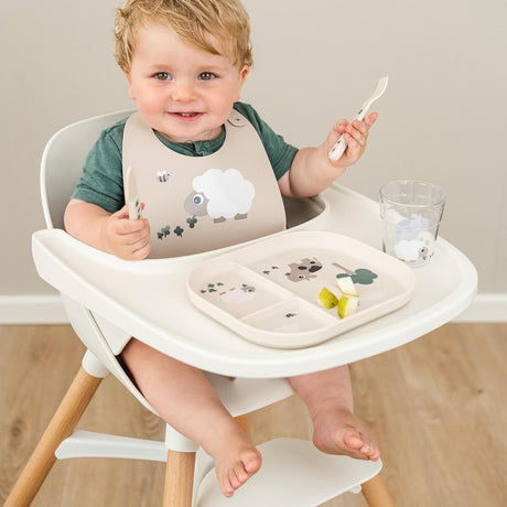 Done by Deer krūzīšu komplekts Yummy mini stikls Happy Clouds Papaya, 3 gab.