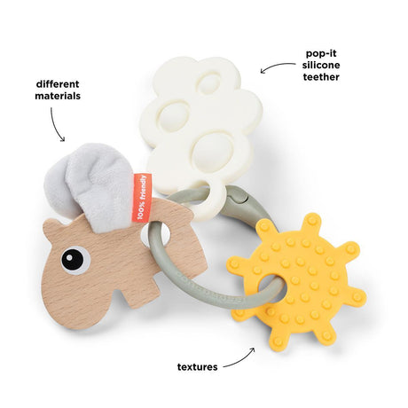 Mushie silikona košļājamā bumbiņa Žāvēts timiāns 