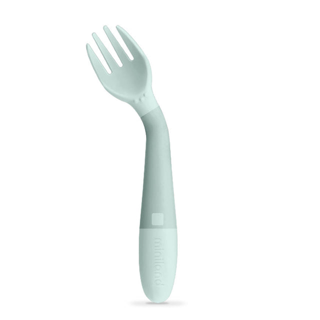 Miniland vaikiškų indų rinkinys Meal Set Square Mint, 6 mėn.+