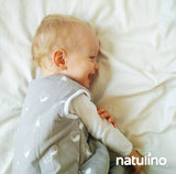 Natulino BabyComfort divslāņu guļammaiss mazulim (dzīvnieki pelēkā/baltā krāsā)