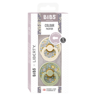 BIBS knupīša komplekts 1. izmērs (0 - 6 mēneši) Liberty Eloise Sage Mix 