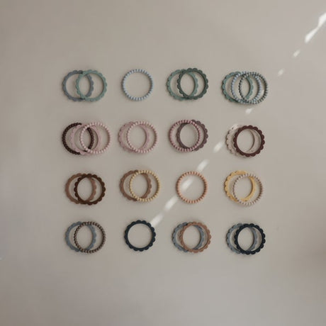 Mushie Chew rokassprādzes komplekts (saules spīdums/kaltēts timiāns/māls) 