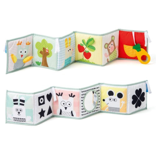 Taf Toys dvipusė minkšta knyga kūdikiui "Pasakaitė" (2233467994185)