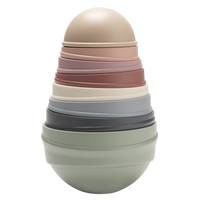 BIBS izglītojošs rotaļlietu šūpošanās tornis Pastel Rainbow 