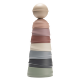 BIBS izglītojošs rotaļlietu šūpošanās tornis Pastel Rainbow 