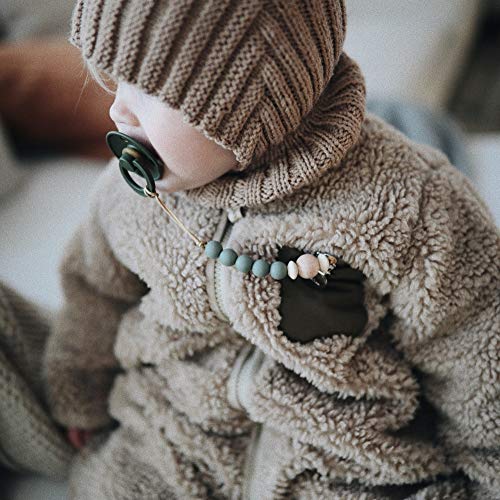 Mushie čiulptuko laikiklis melsvas / Halo - Cadet Blue (4852122320978)