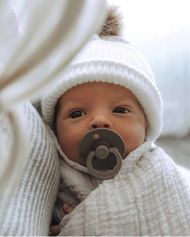 BIBS čiulptukų rinkinys 1 dydis (0 - 6 mėn.) Black / White (4798637998162)