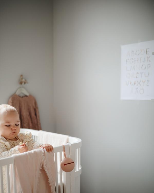Mushie pacifier futrālis (mākoņaini violets) 