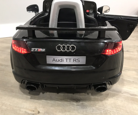 Elektromobilis AUDI TT RS 12V (juodas, geltonas, raudonas) (4588787138642)
