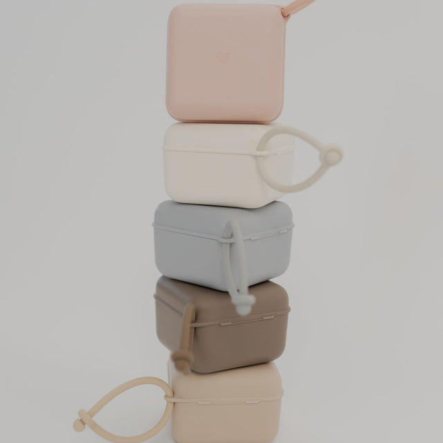 BIBS knupja maciņš - uzkodu kastīte Ivory 