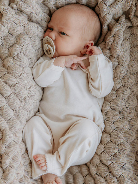 BIBS knupīšu komplekts 1. izmērs (0 - 6 mēneši) Boheme Ivory/Blossom 