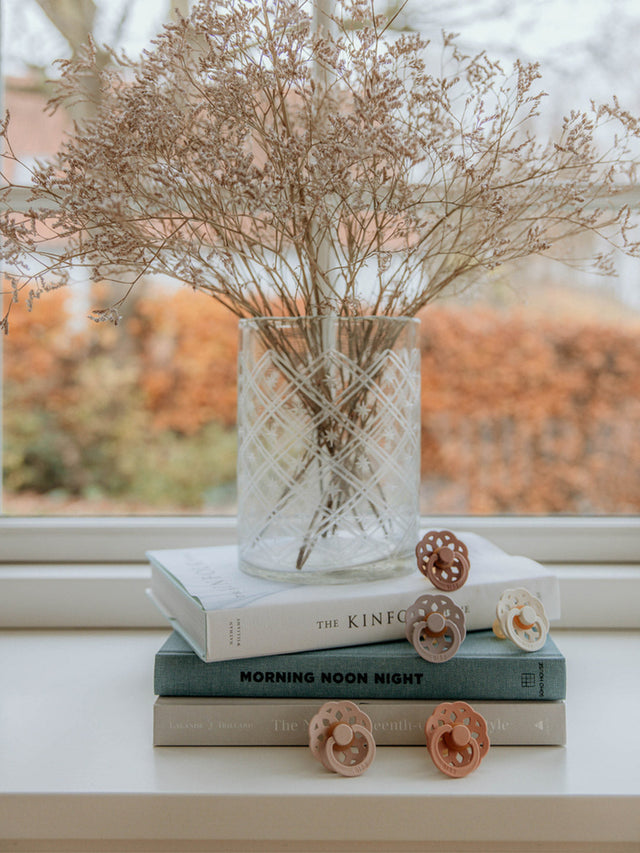 BIBS knupīšu komplekts 1. izmērs (0 - 6 mēneši) Boheme Ivory/Blossom 