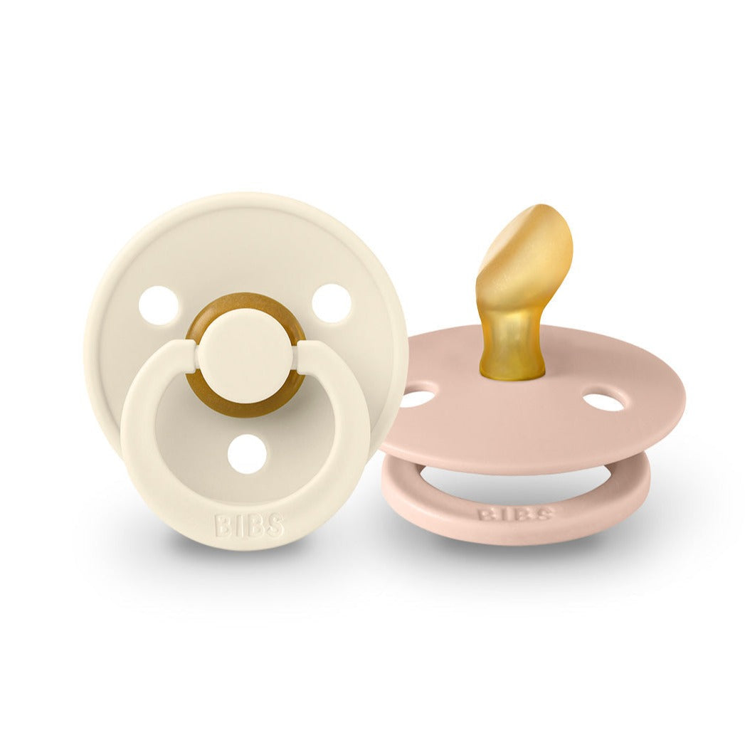 BIBS knupīša komplekts 2. izmērs (6 - 18 mēneši) Anatomical Ivory / Blush 
