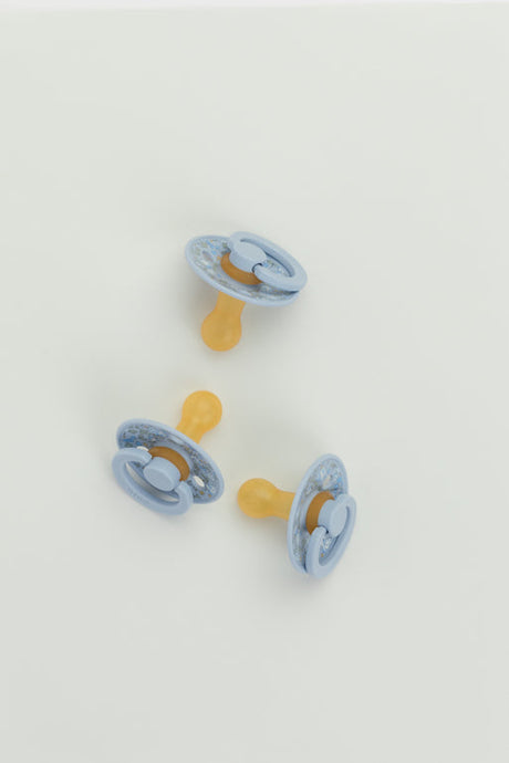 BIBS knupīša komplekts 1. izmērs (0 - 6 mēneši) Liberty Chamomile Lawn Baby Blue Mix 