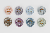 BIBS knupīša komplekts 1. izmērs (0 - 6 mēneši) Liberty Capel Fossil Grey Mix 
