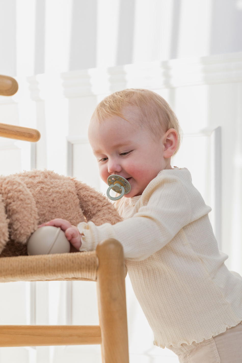 BIBS knupīša komplekts 1. izmērs (0 - 6 mēneši) Liberty Eloise Sage Mix 