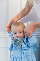 BIBS Liberty Bib Bandana kumelīšu zāliens Baby Blue