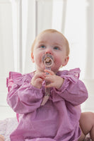 BIBS knupīša komplekts 1. izmērs (0 - 6 mēneši) Liberty Capel Fossil Grey Mix 