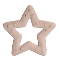 BIBS košļājamā rozā zvaigzne (Baby Bitie Star Blush) 