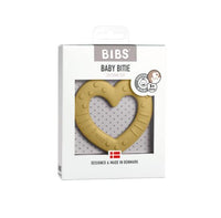 BIBS košļājamā sinepju sirds (Bitie Heart Mustard) 