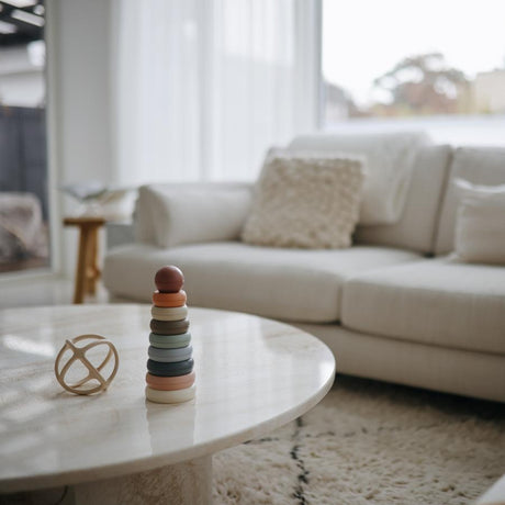 Mushie silikona košļājamā bumbiņa Tradewinds 