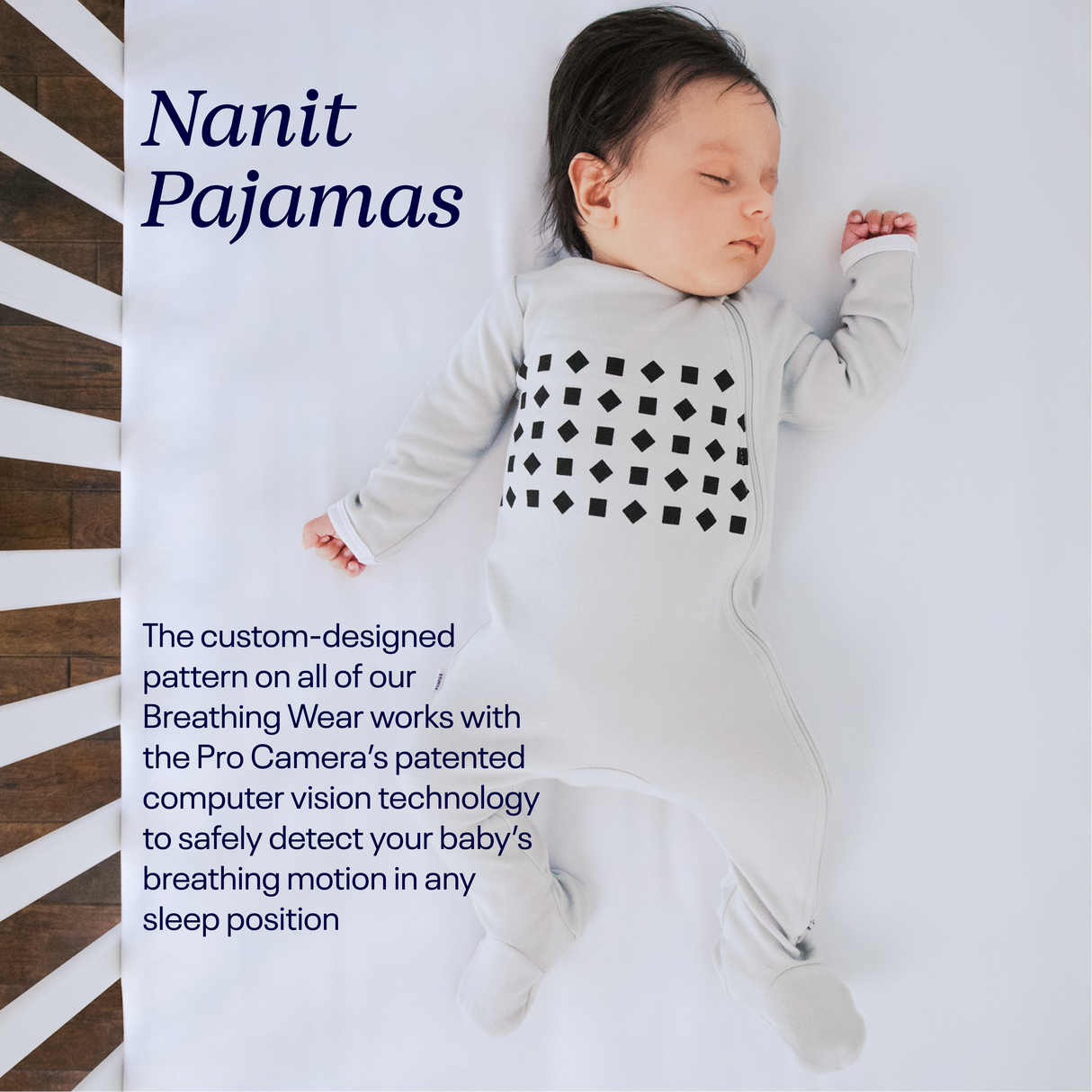Nanit Breathing Wear Band Smart pidžamas (dažādi izmēri)