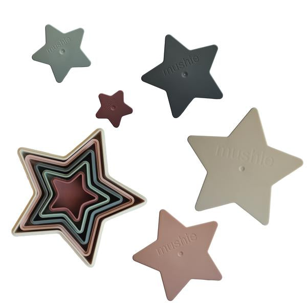 Mushie izglītojoša rotaļlieta Nesting Star (Nesting Star) 