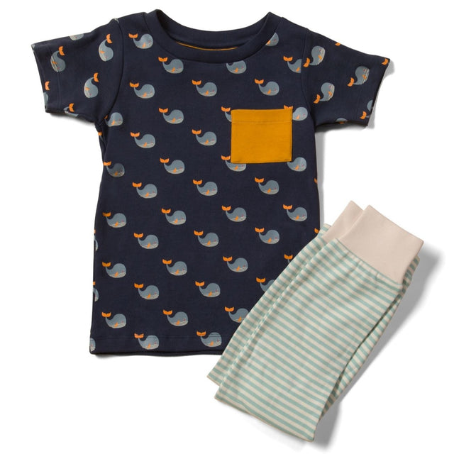 Mazo zaļo radikāļu vaļu dziesmu komplekts (krekls un bikses)