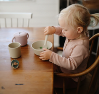 Mushie Kids Ēšanas piederumu komplekts Sinepes 