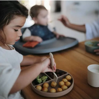 Mushie Kids Ēšanas piederumu komplekts Ivory 