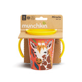 Munchkin mācību krūze - neizšļakstīts dzērājs Miracle 360 ​​GIRAFE 177 ml 