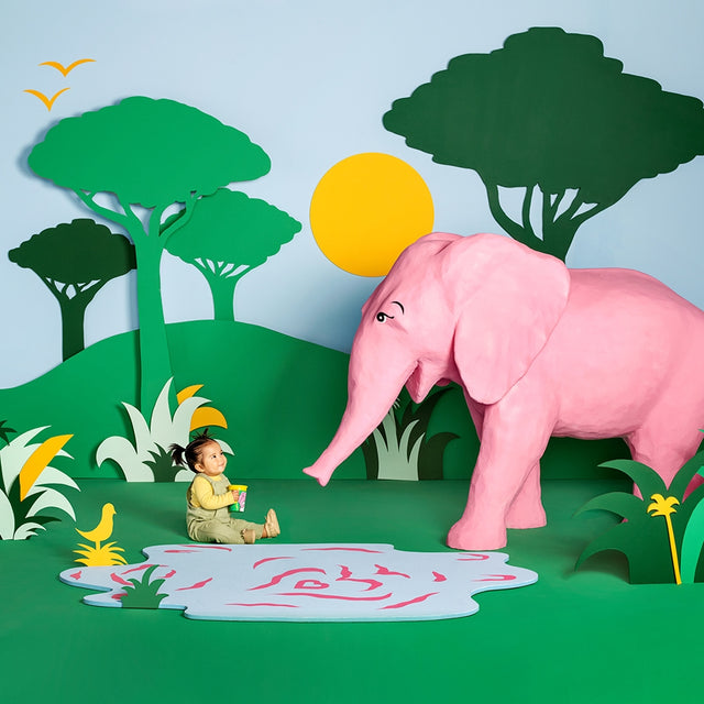 Munchkin mokymosi puodelis -  neišsiliejanti gertuvė Miracle 360 (drambliukas) 177 ml (4851372130386)