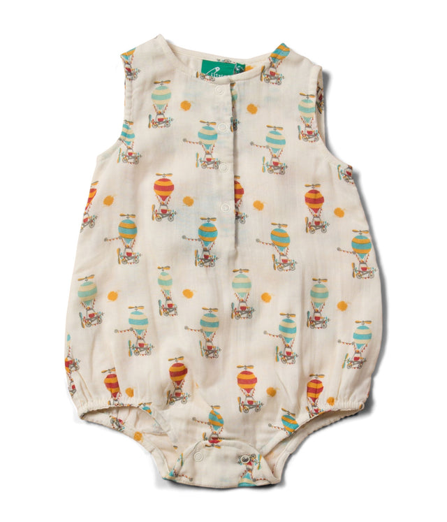 Mazo zaļo radikāļu kombinezons "Take to the Skies" - bēšs