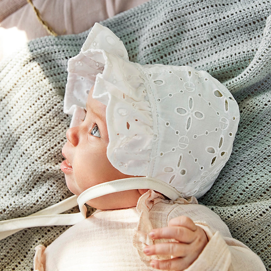 Elodie Details bērnu cepure Izšūšana Anglaise