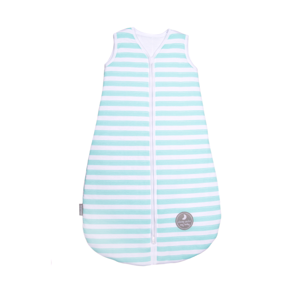 Natulino BabyComfort dvisluoksnis kūdikio miegmaišis (mint strypes / white spalva) (2147184836681)