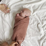 Mushie Organic Cotton Muslīns Autiņš Tawny Birch 