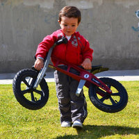 FirstBike balansinis dviratis Cross (pilkas, raudonas, oranžinis, violetinis) (2149063950409)