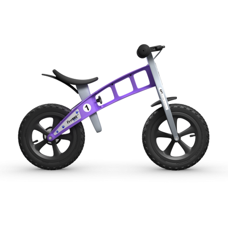 FirstBike balansinis dviratis Cross (pilkas, raudonas, oranžinis, violetinis) (2149063950409)