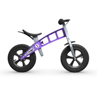 FirstBike balansinis dviratis Cross (pilkas, raudonas, oranžinis, violetinis) (2149063950409)