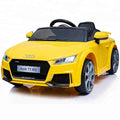 Elektromobilis AUDI TT RS 12V (juodas, geltonas, raudonas) (4588787138642)