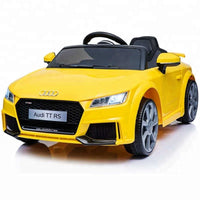 Elektromobilis AUDI TT RS 12V (juodas, geltonas, raudonas) (4588787138642)