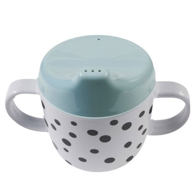 Done by Deer puodelis "Laimingieji taškučiai" / "Happy Dots" (pilkas, mėlynas arba pudrinis) (2132078329929)