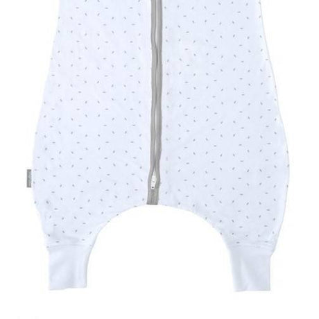 Natulino LITTLE WALKERS trīsslāņu guļammaiss mazuļiem White Little Grey Leaves &amp; Warm Grey